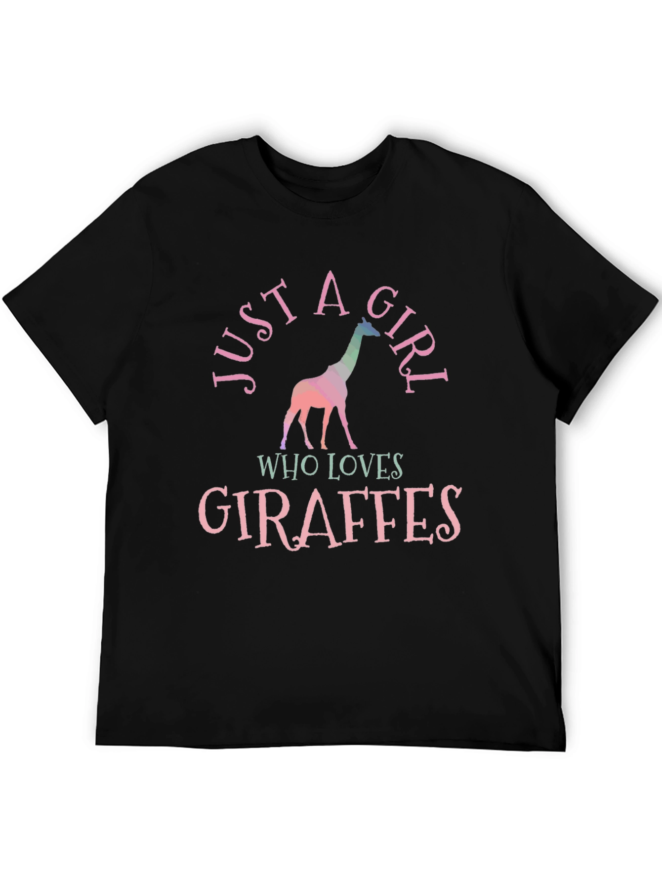 Just a Girl Who Loves Giraffes T-Shirt
