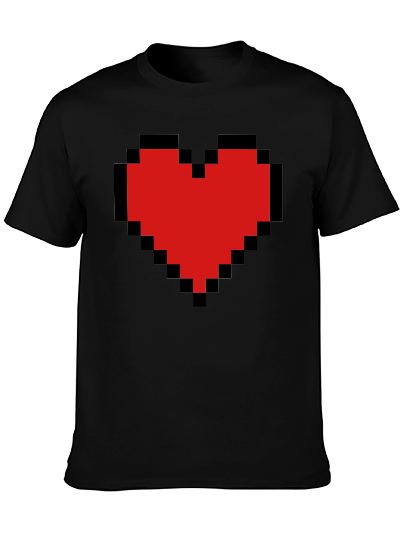Pixel Heart Graphic Tee - Gamer Style