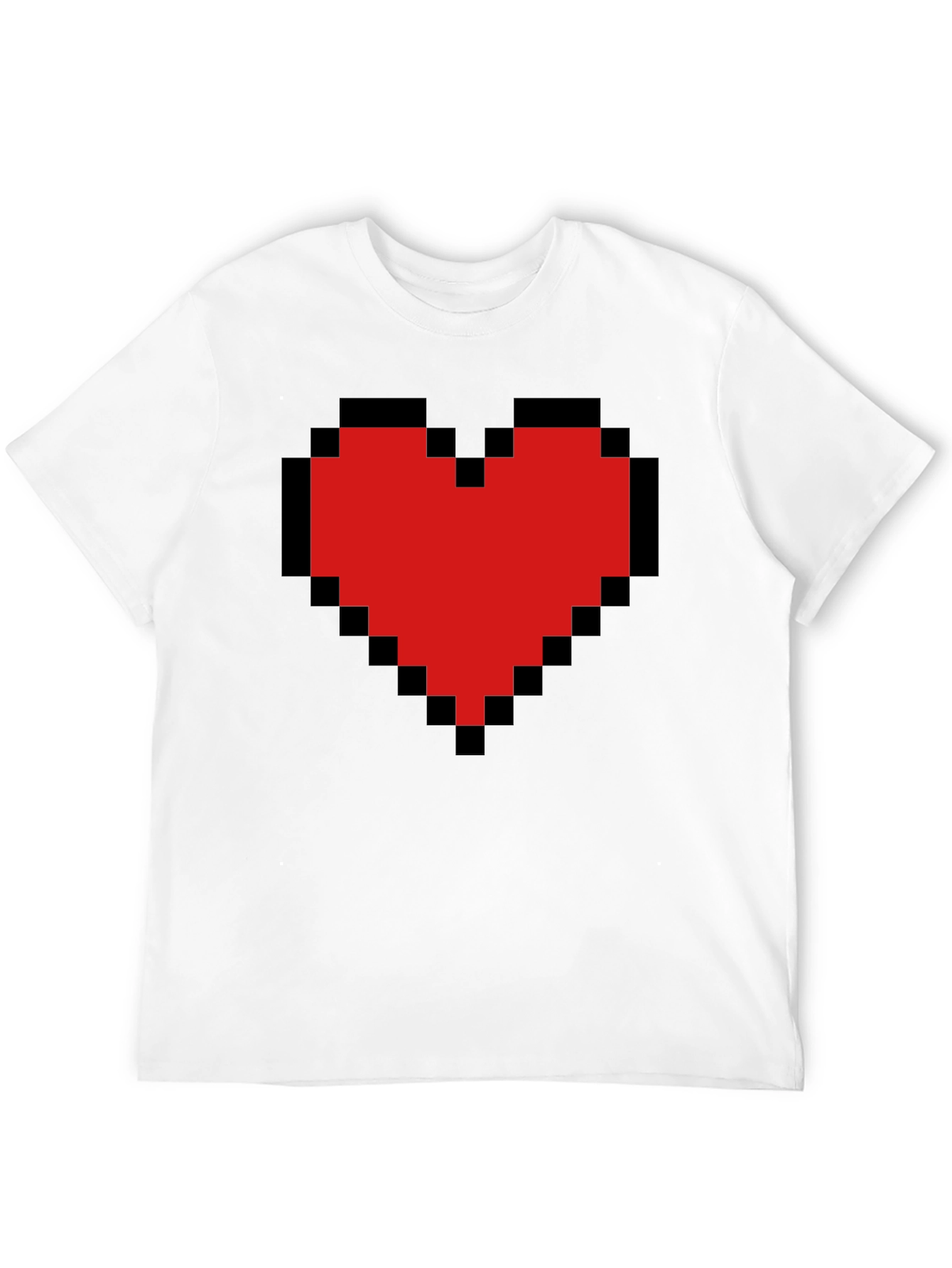 Pixel Heart Graphic Tee - Gamer Style