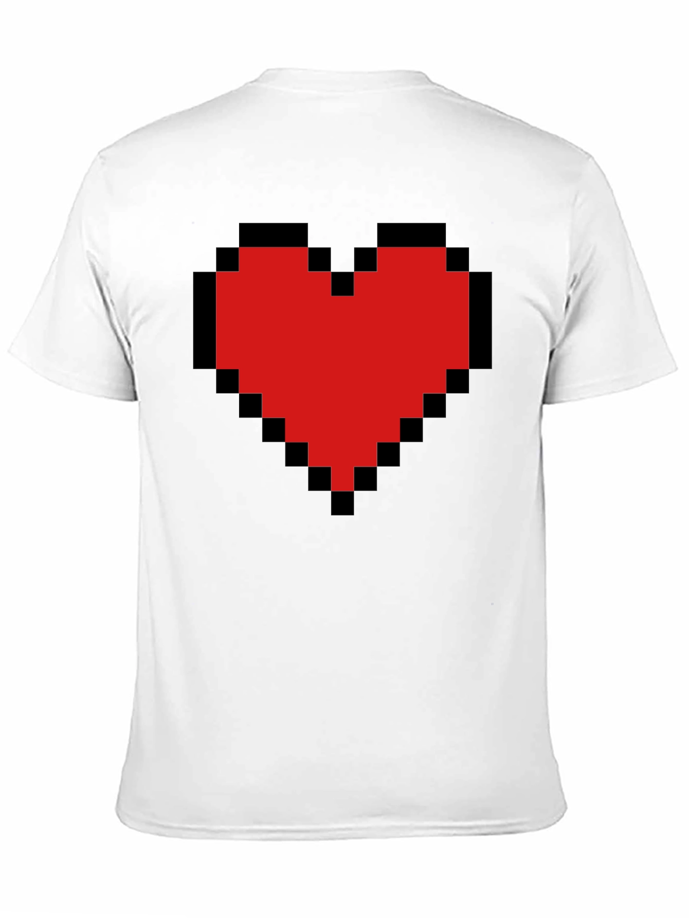 Pixel Heart Graphic Tee - Gamer Style
