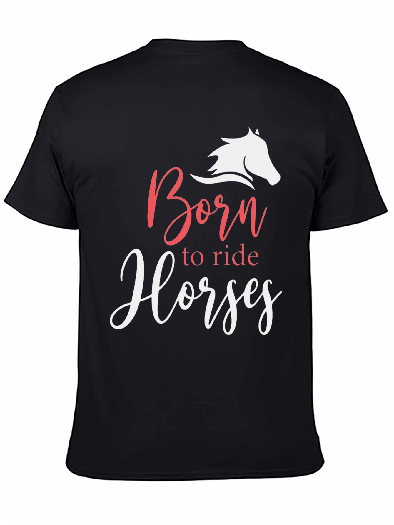 Born to Ride Horses Graphic Tee