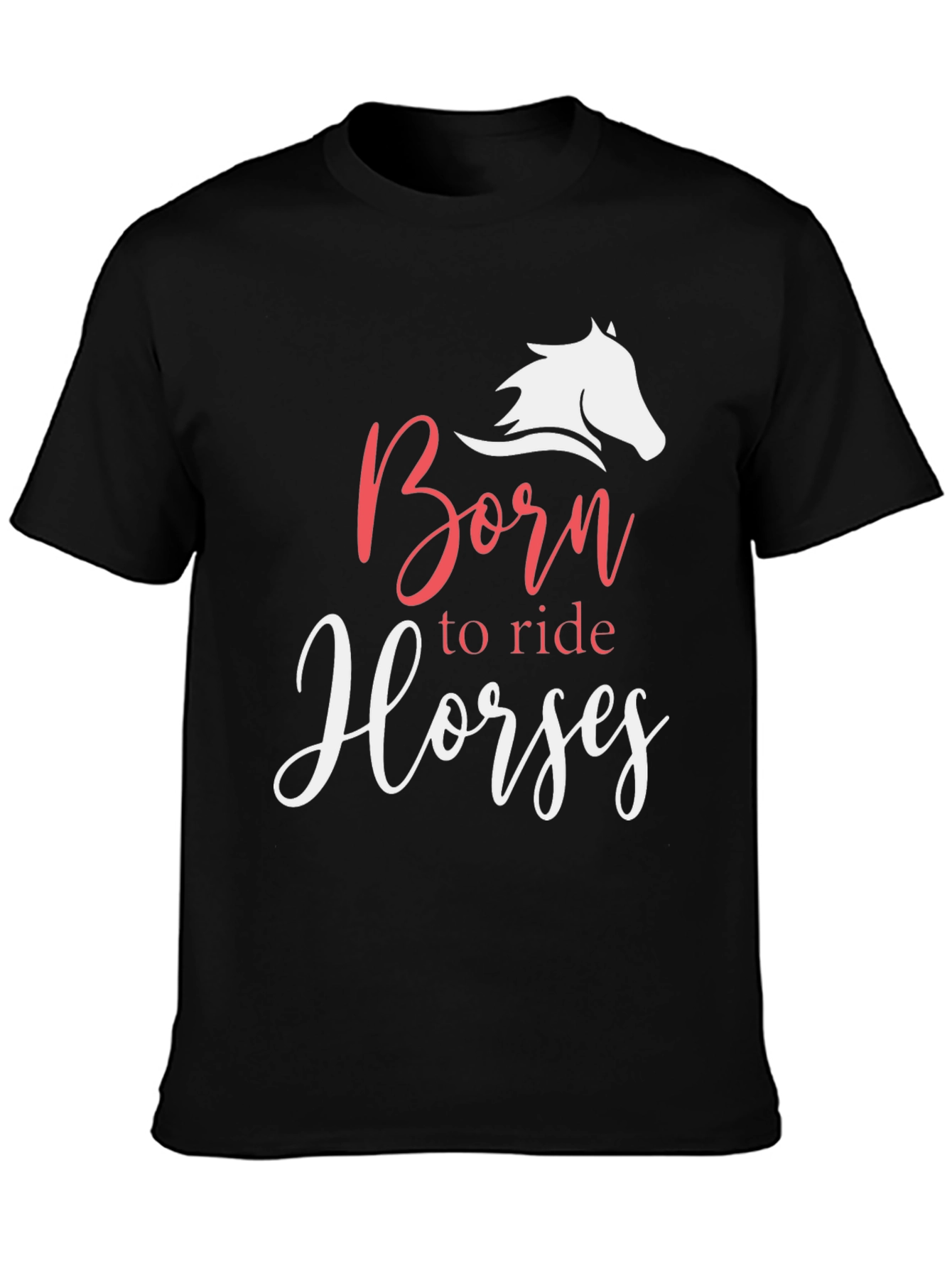 Born to Ride Horses Graphic Tee