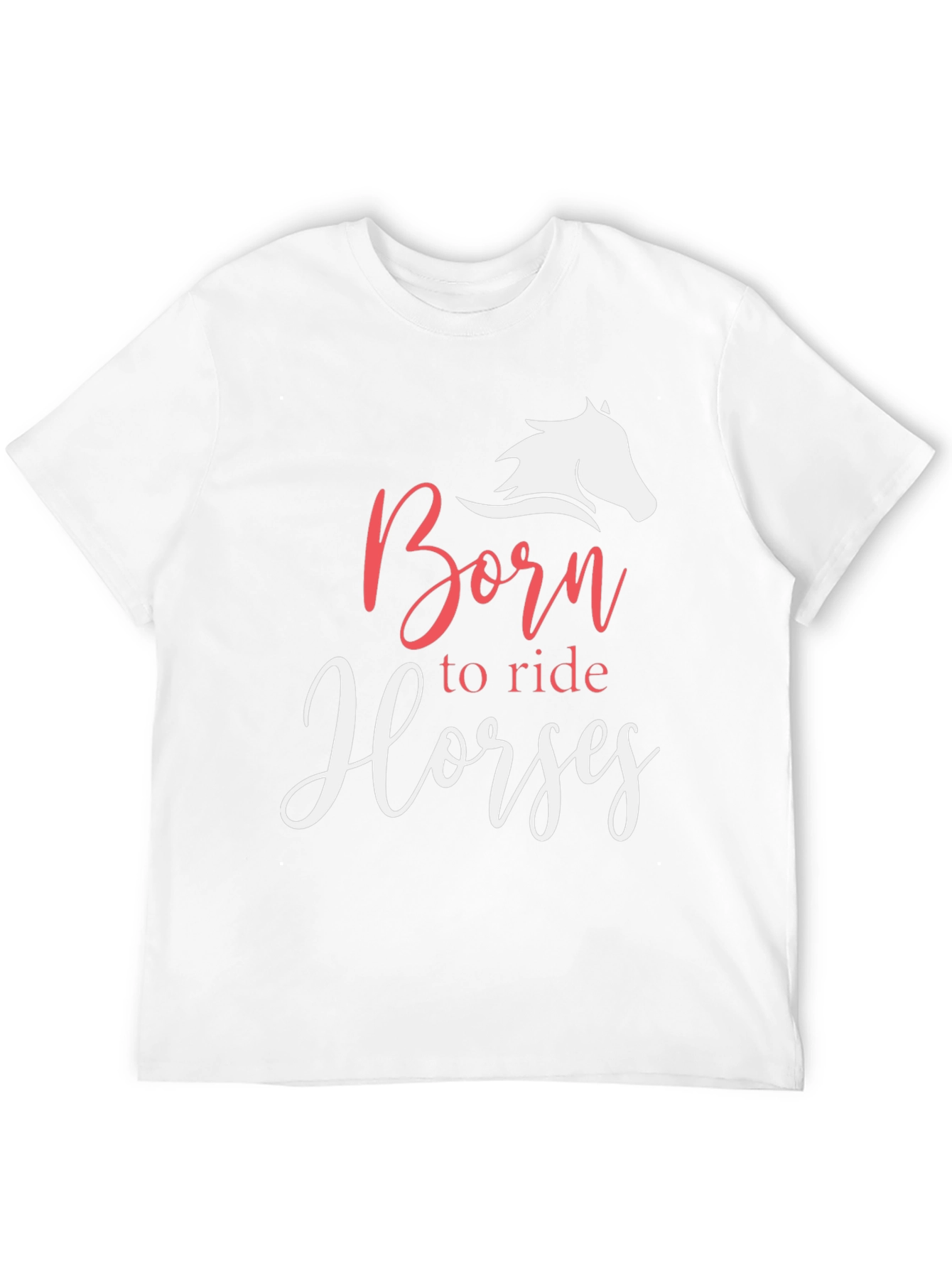 Born to Ride Horses Graphic Tee