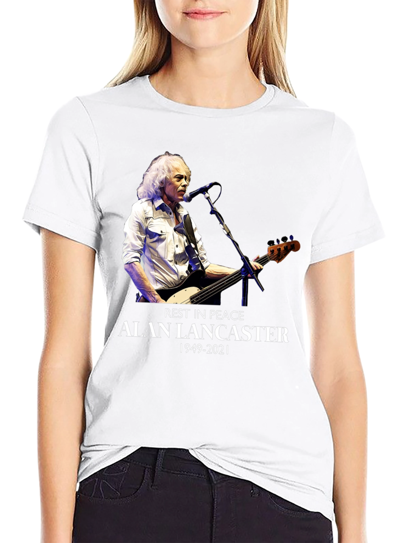 Alan Lancaster Tribute Tee - Rest in Peace 1949-2021