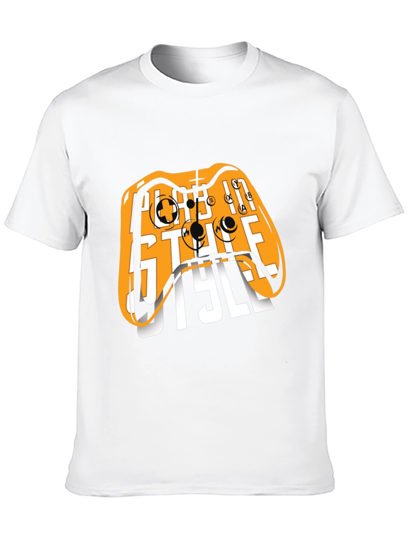 Gamer Style Black Graphic Tee