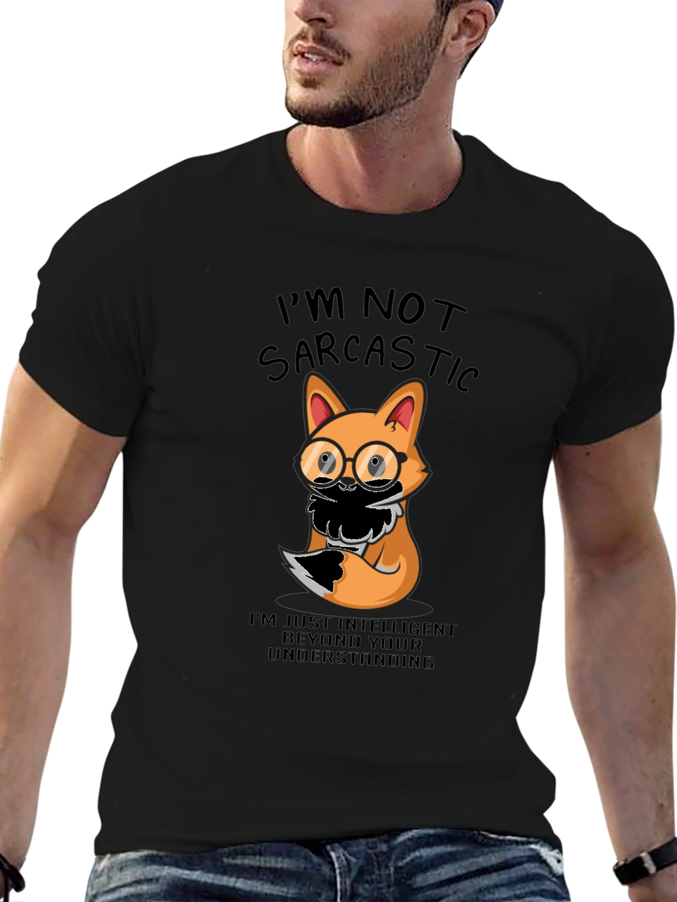Sarcastic Fox T-Shirt - Intelligent Humor Tee