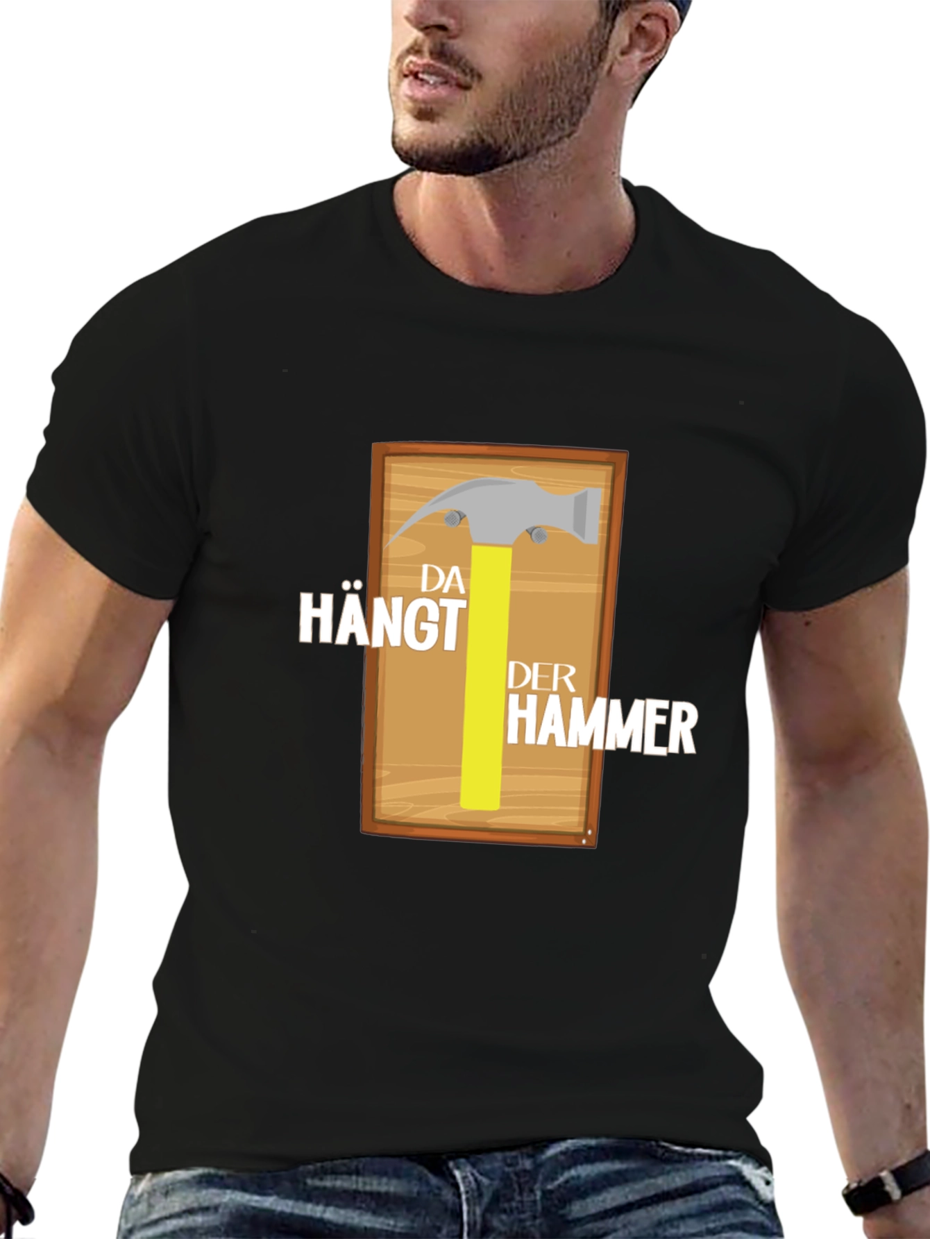 Funny German Da Haengt Der Hammer T-Shirt
