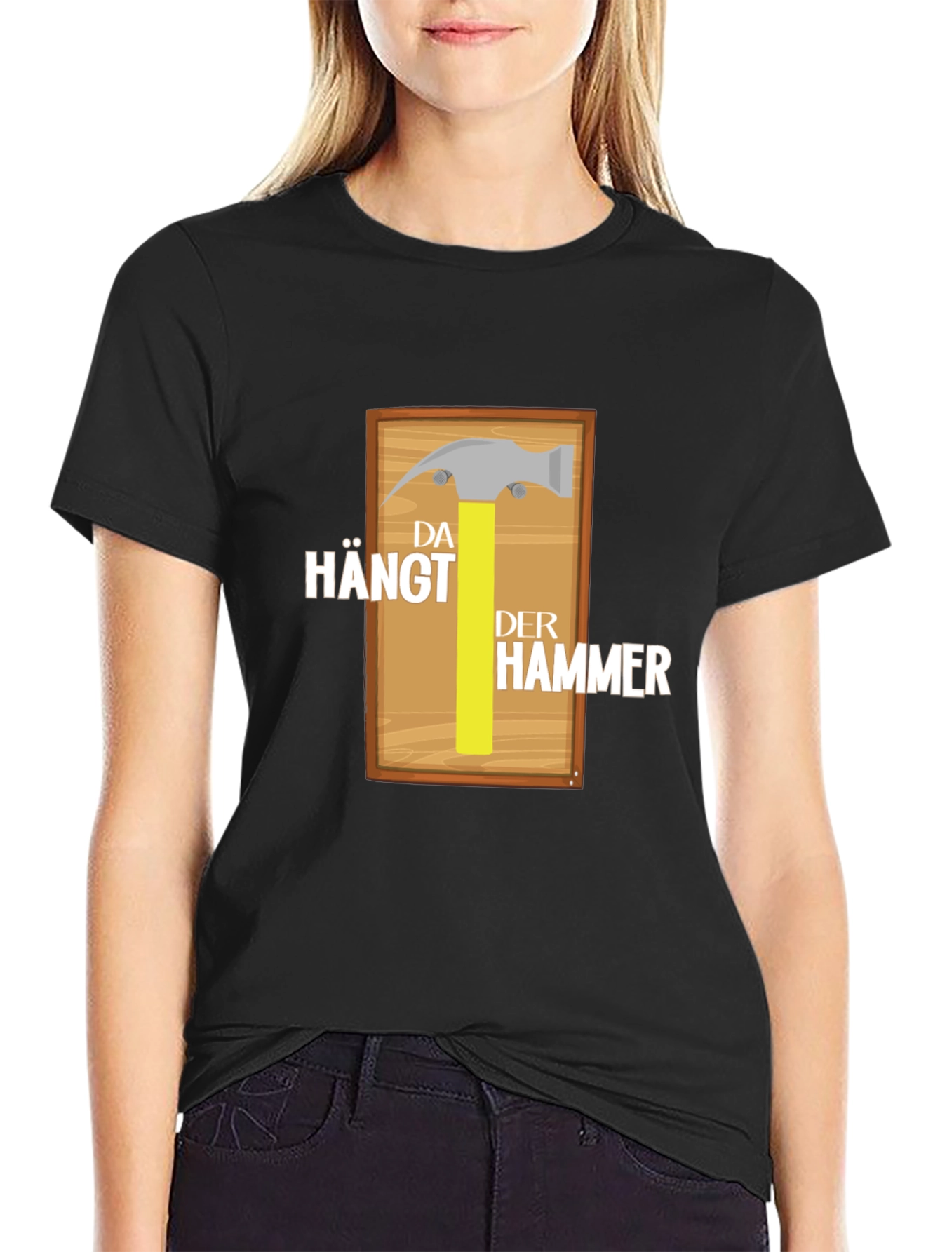 Funny German Da Haengt Der Hammer T-Shirt