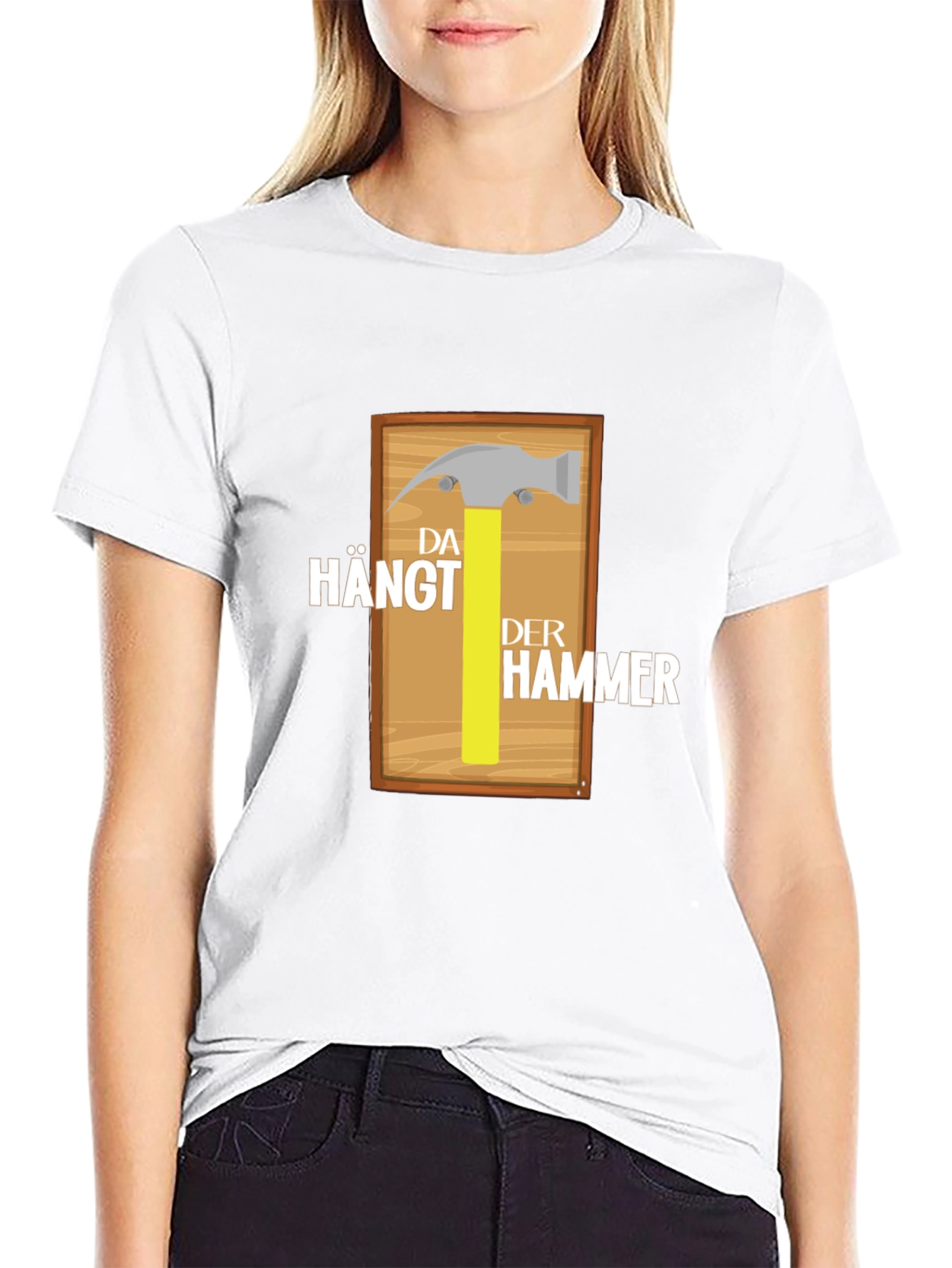 Funny German Da Haengt Der Hammer T-Shirt