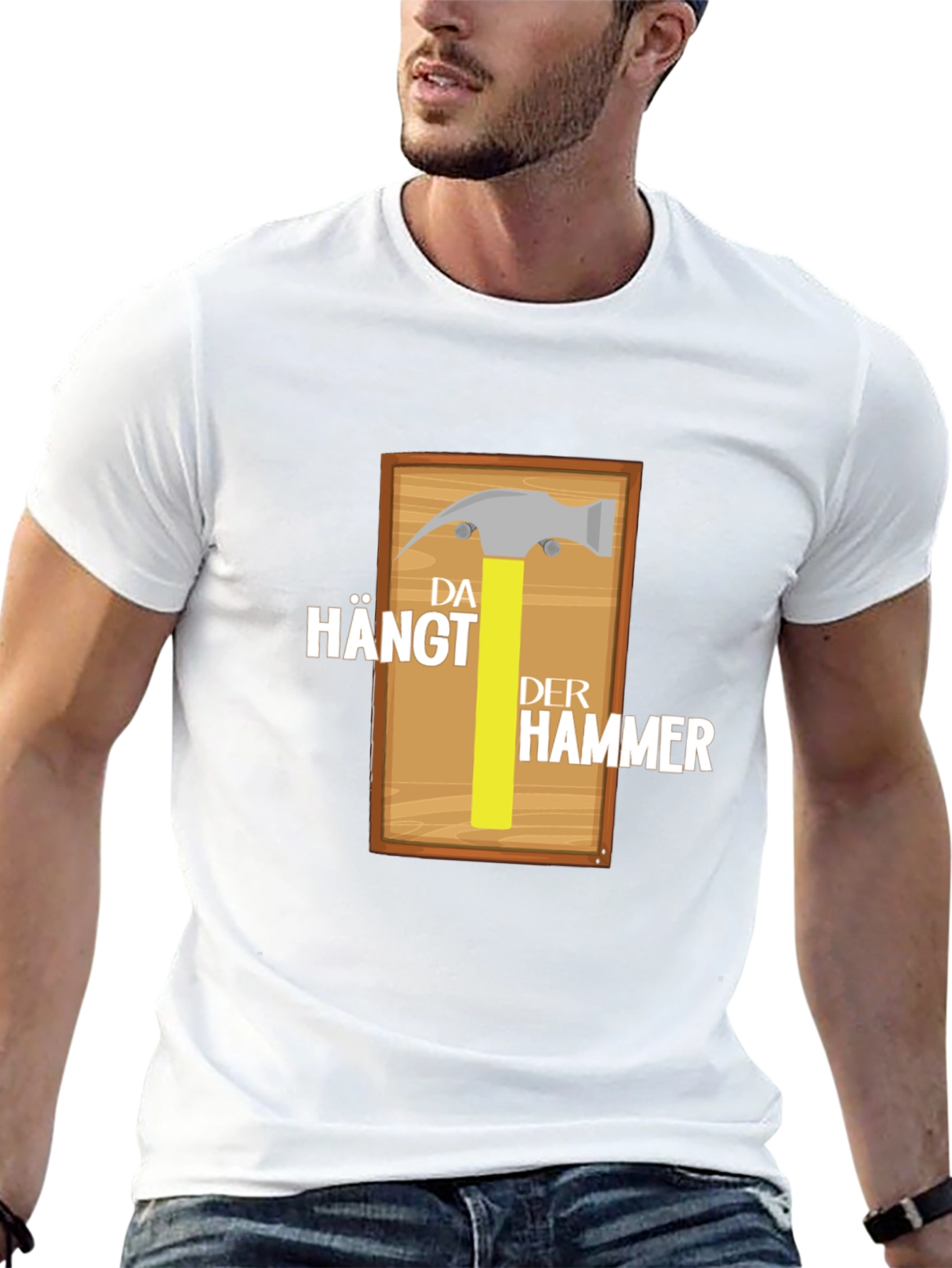 Funny German Da Haengt Der Hammer T-Shirt