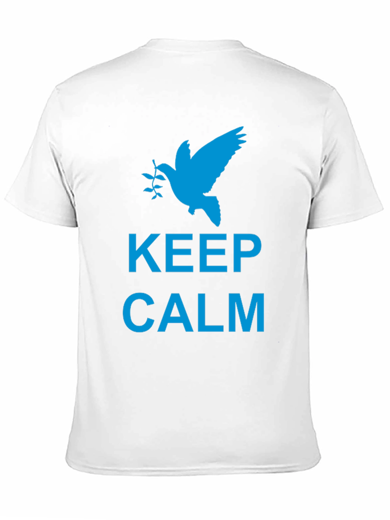Keep Calm Peace Dove Graphic T-Shirt
