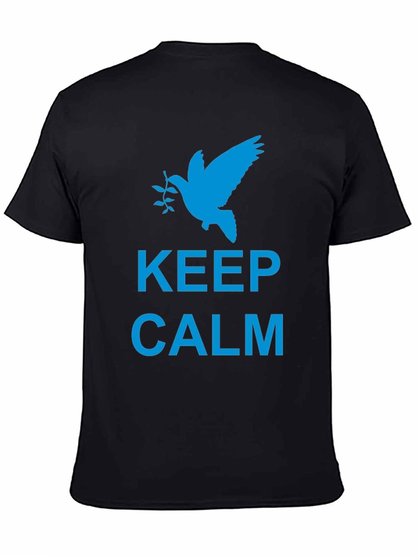 Keep Calm Peace Dove Graphic T-Shirt