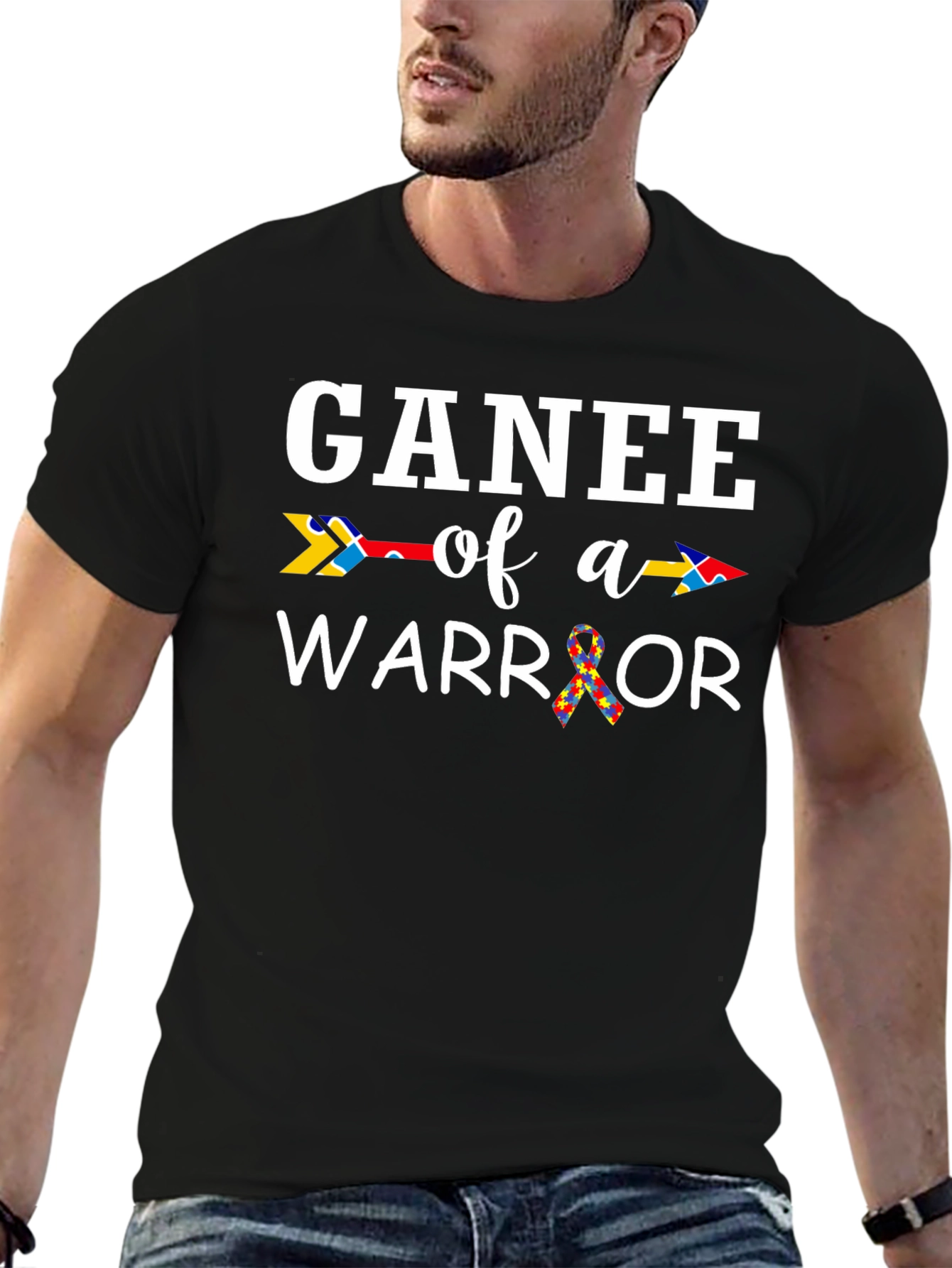 Ganee of a Warrior Autism Awareness T-Shirt
