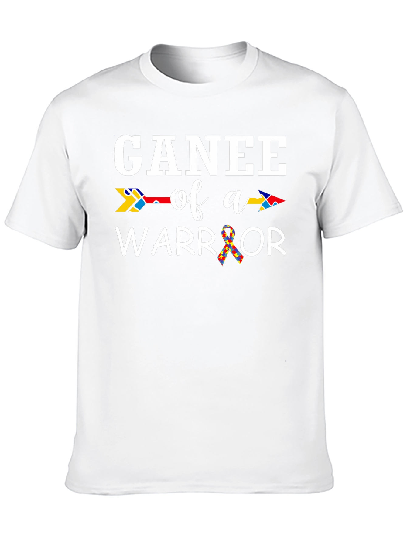 Ganee of a Warrior Autism Awareness T-Shirt
