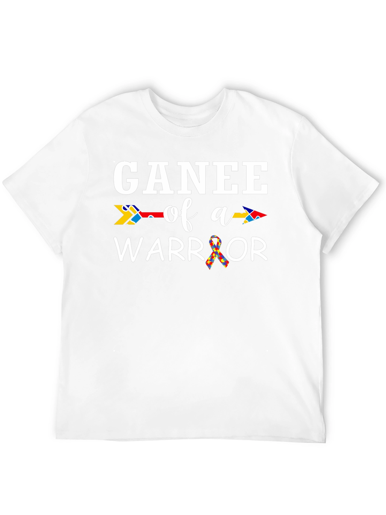 Ganee of a Warrior Autism Awareness T-Shirt