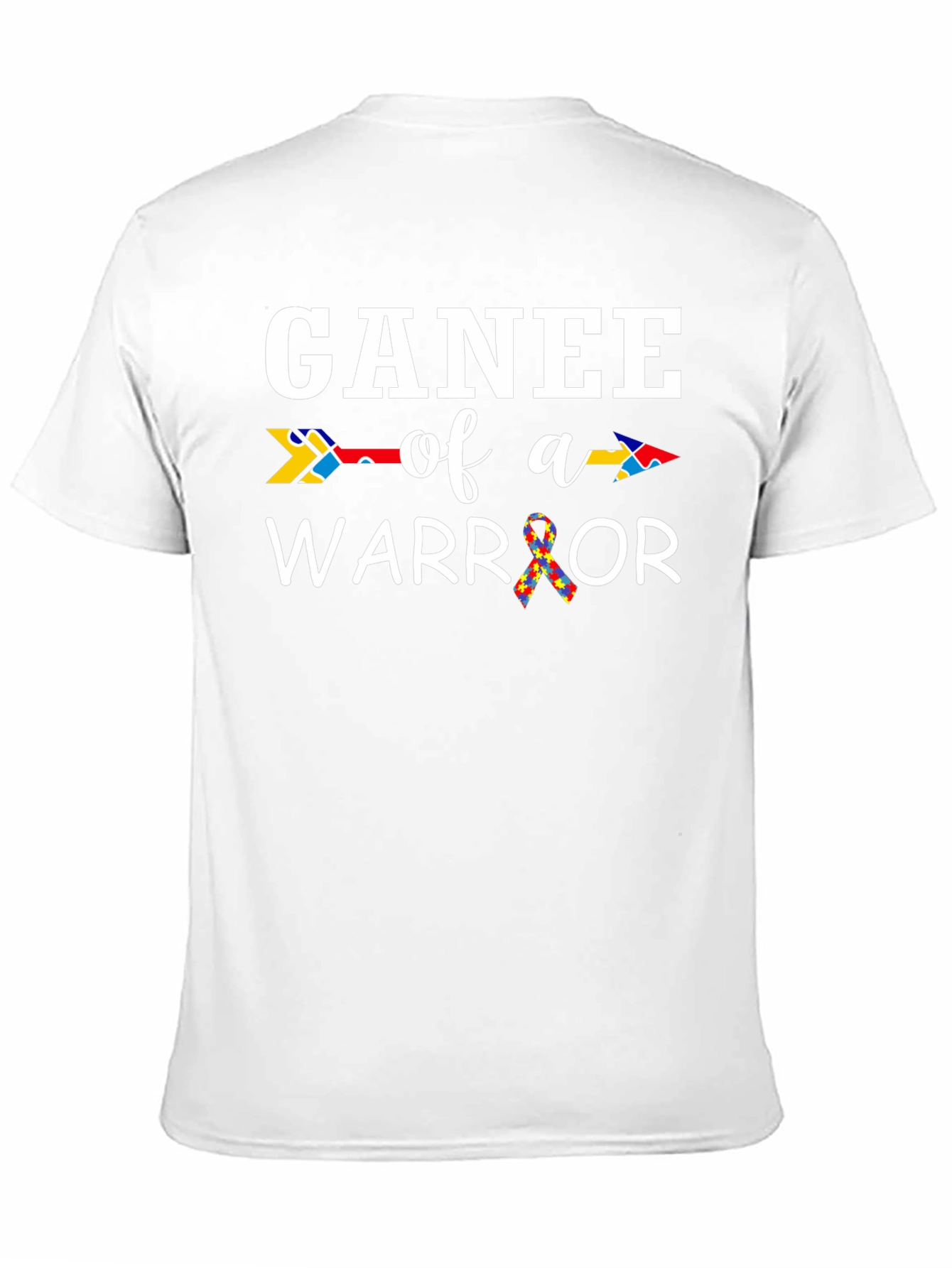 Ganee of a Warrior Autism Awareness T-Shirt