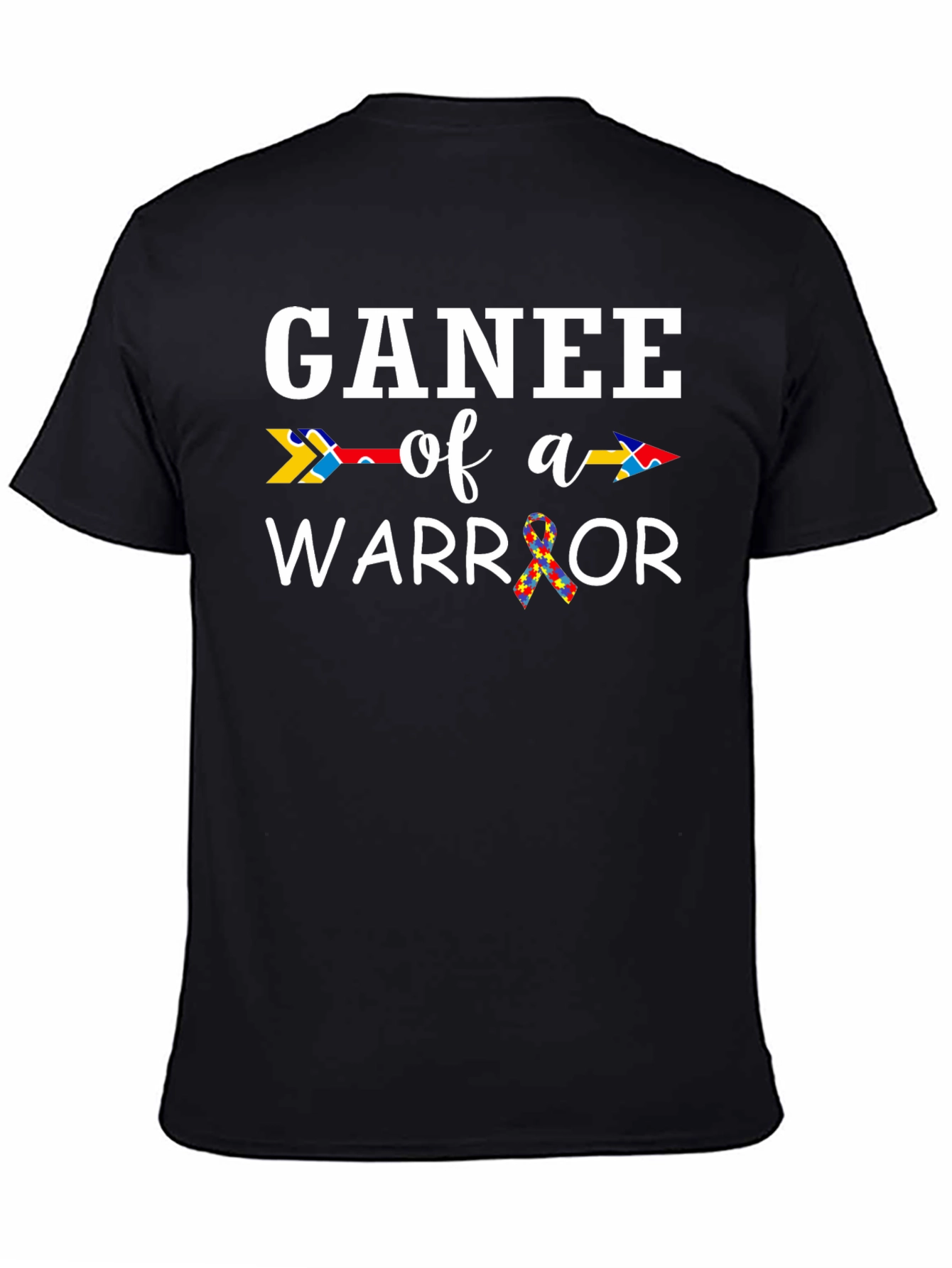 Ganee of a Warrior Autism Awareness T-Shirt