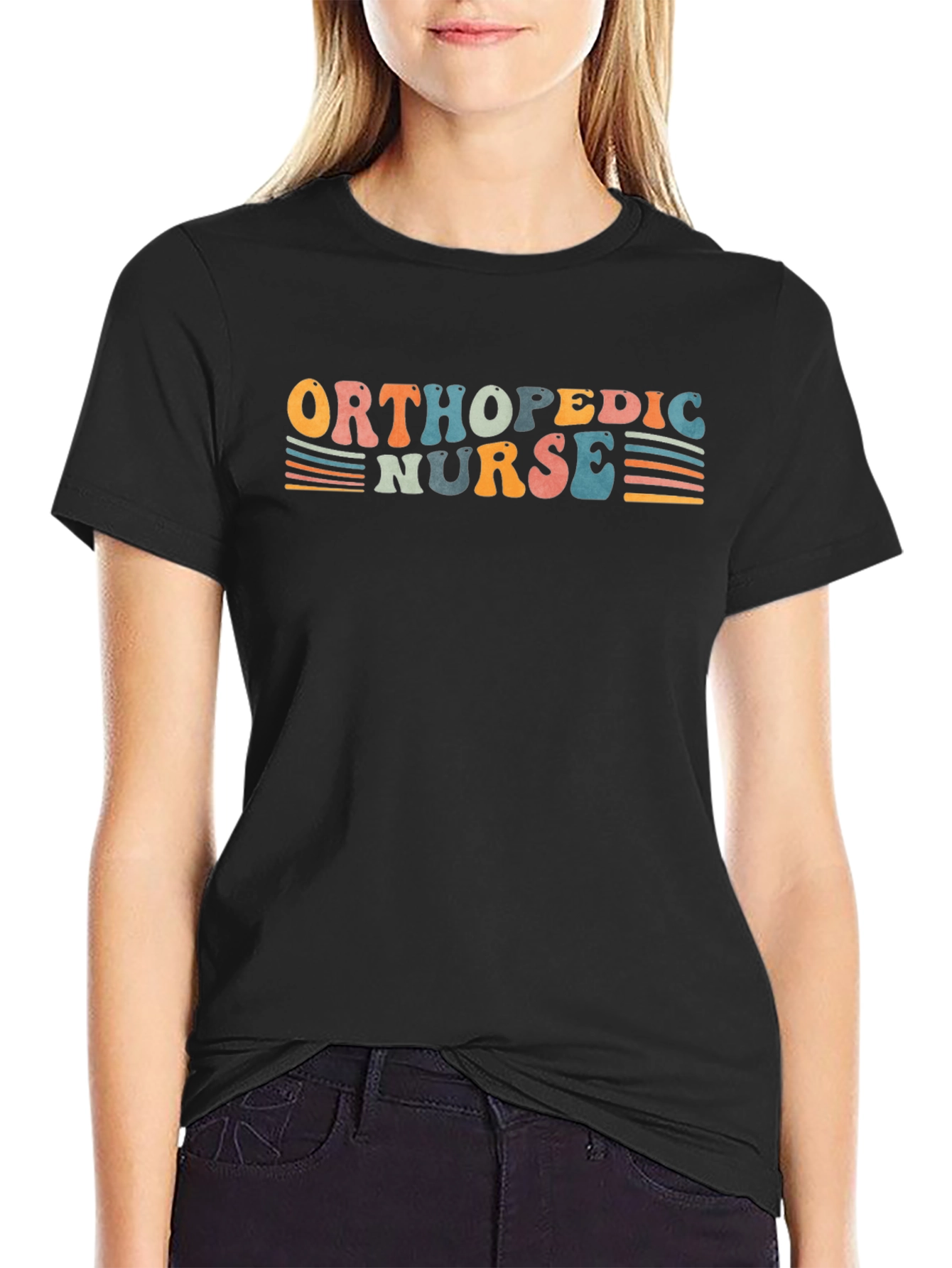 Orthopedic Nurse Graphic Tee - Retro Style