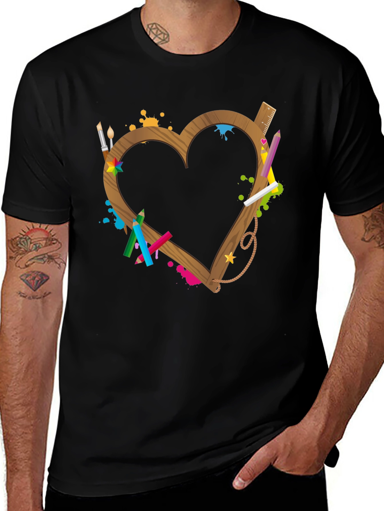 Artistic Heart T-Shirt