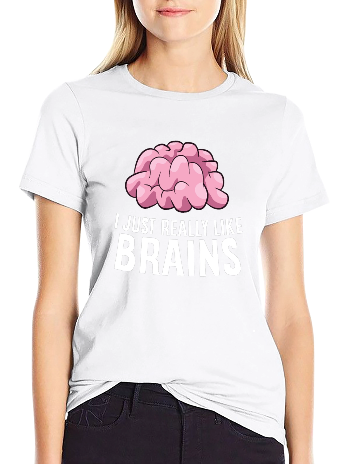 Brain Lover Graphic Tee - Funny T-Shirt