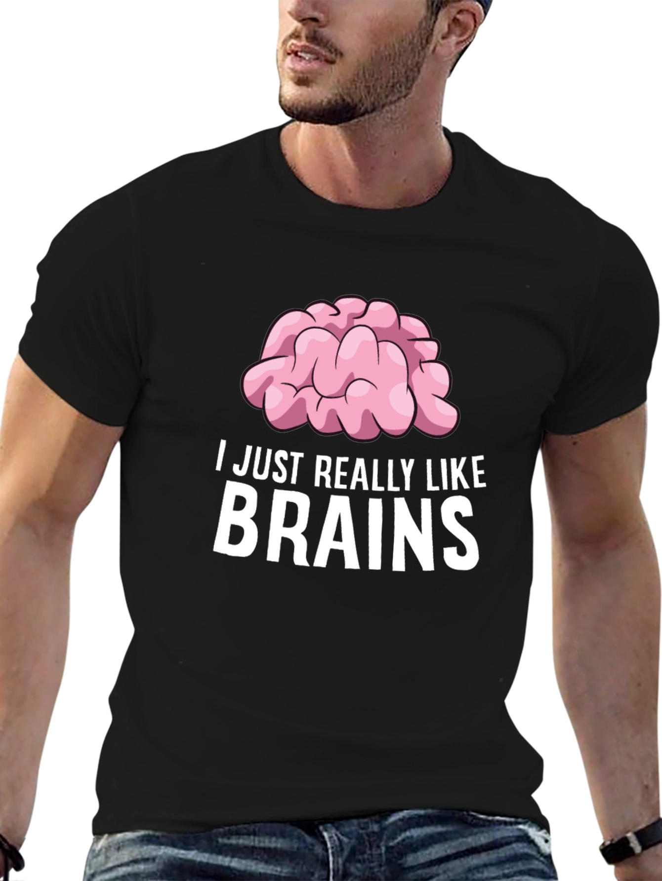 Brain Lover Graphic Tee - Funny T-Shirt