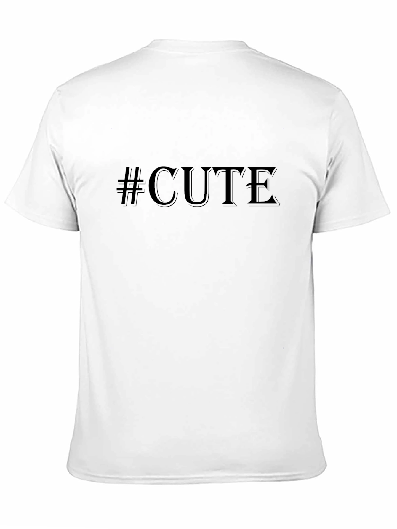 Mens Black T-shirt #CUTE Design