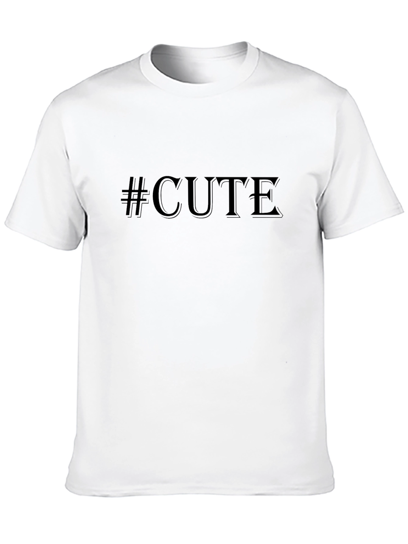 Mens Black T-shirt #CUTE Design