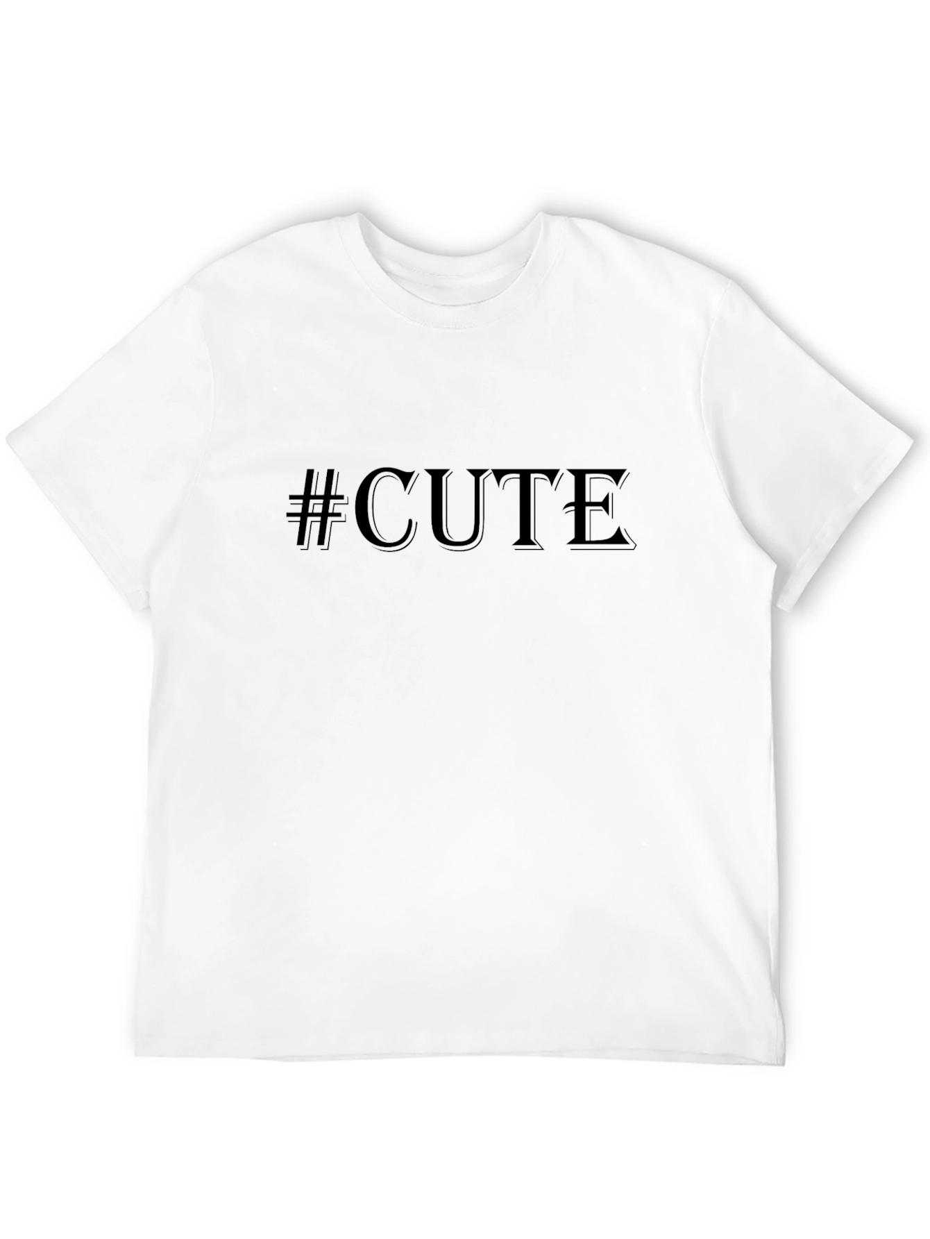 Mens Black T-shirt #CUTE Design