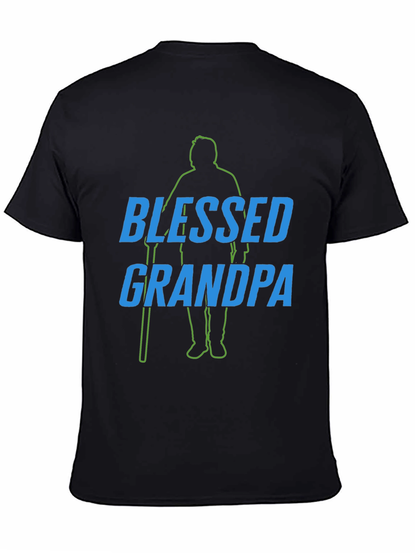 Blessed Grandpa T-Shirt - Stylish Grandparent Apparel