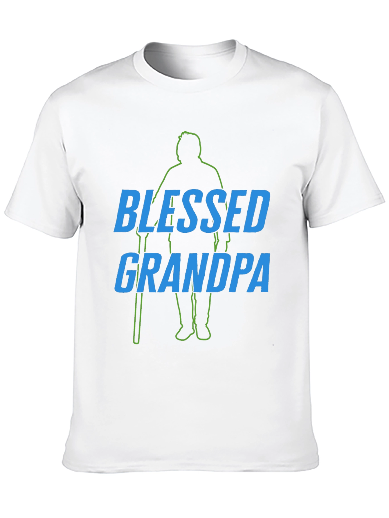 Blessed Grandpa T-Shirt - Stylish Grandparent Apparel