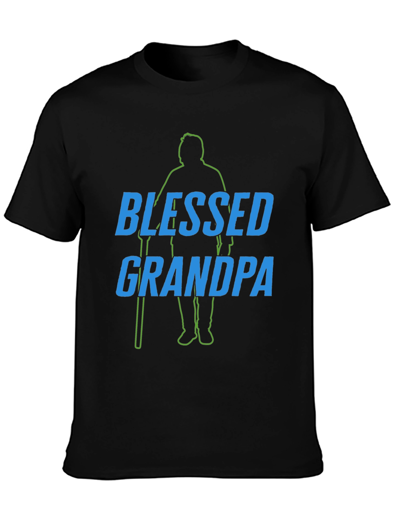 Blessed Grandpa T-Shirt - Stylish Grandparent Apparel