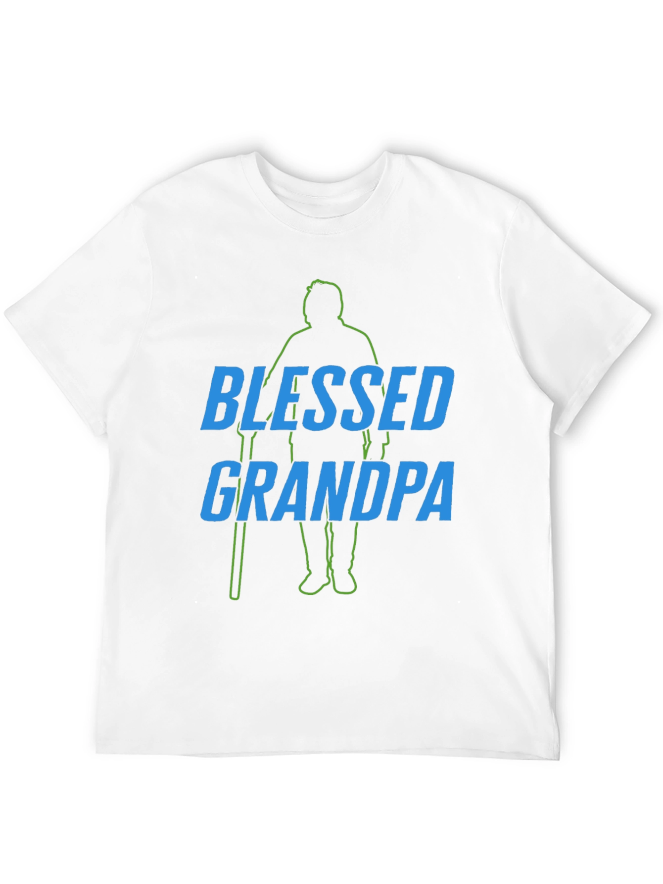 Blessed Grandpa T-Shirt - Stylish Grandparent Apparel