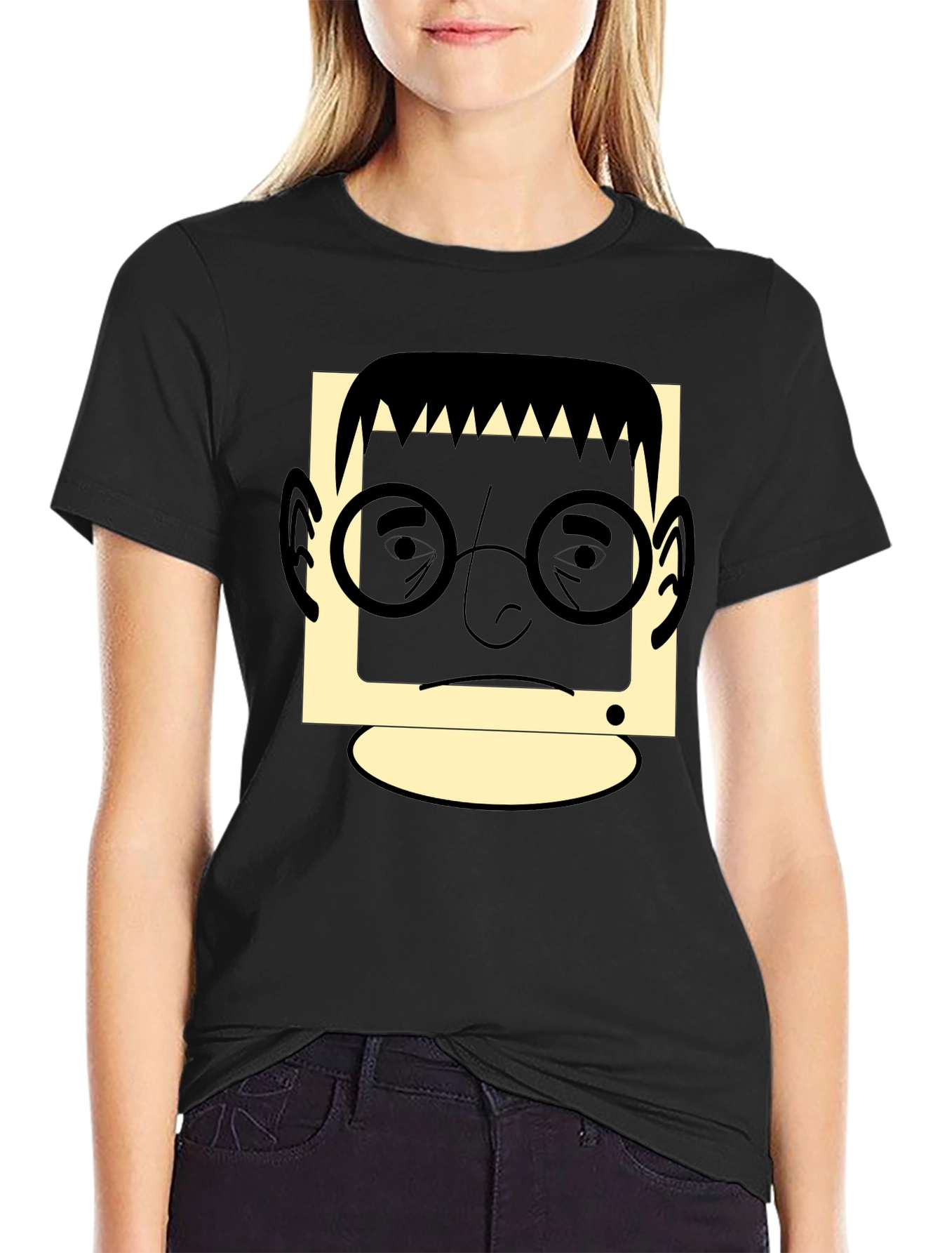 Retro Geek T-Shirt - Black
