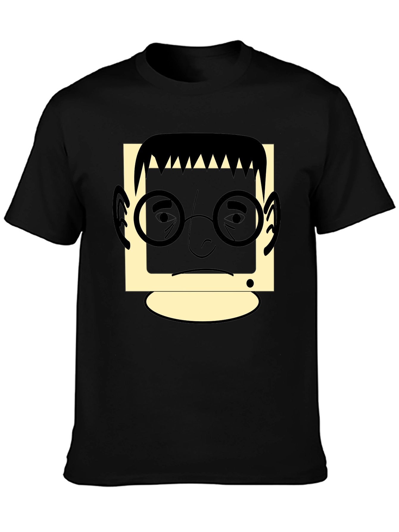 Retro Geek T-Shirt - Black