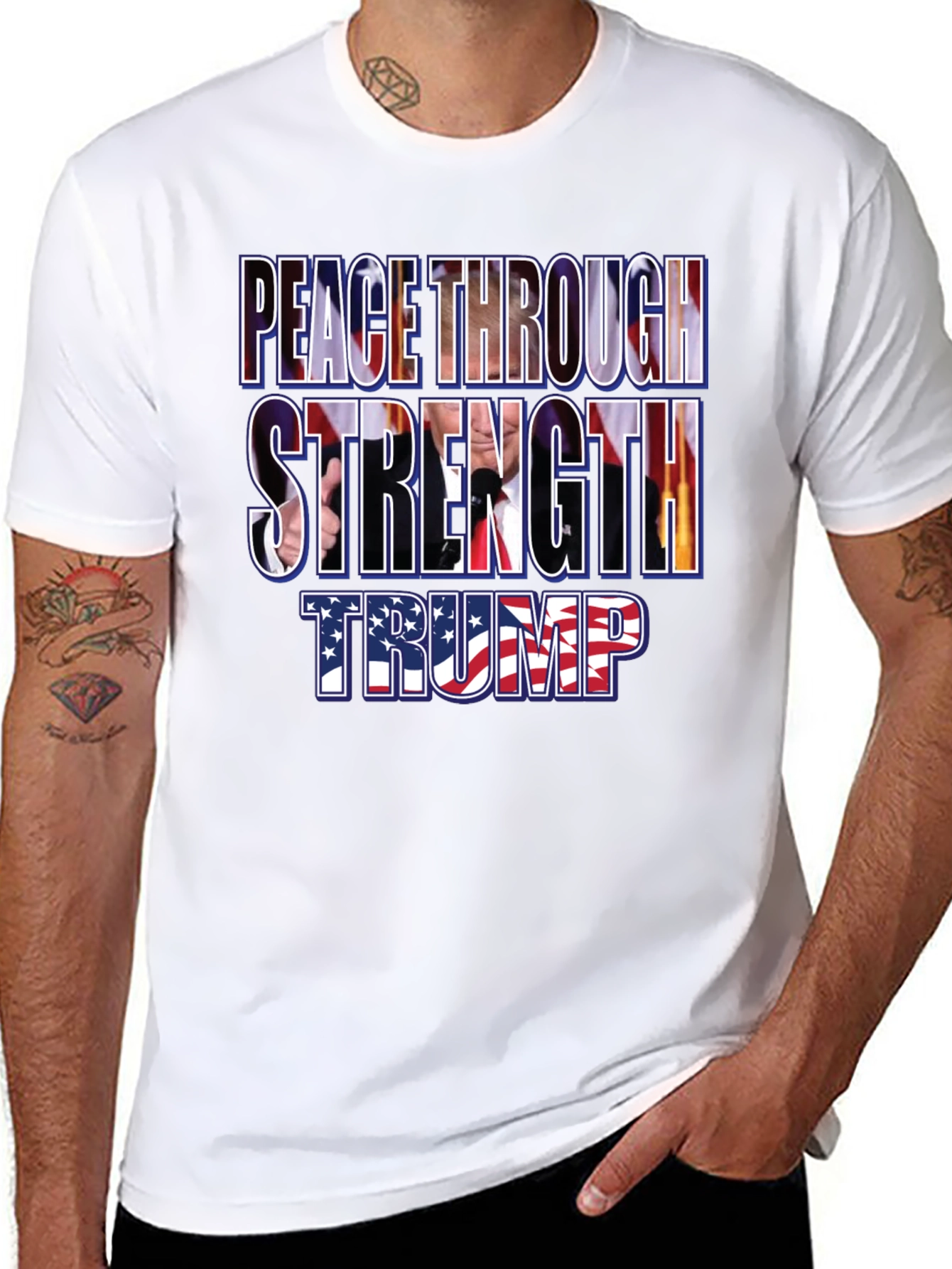 Peace Through Strength Trump T-Shirt