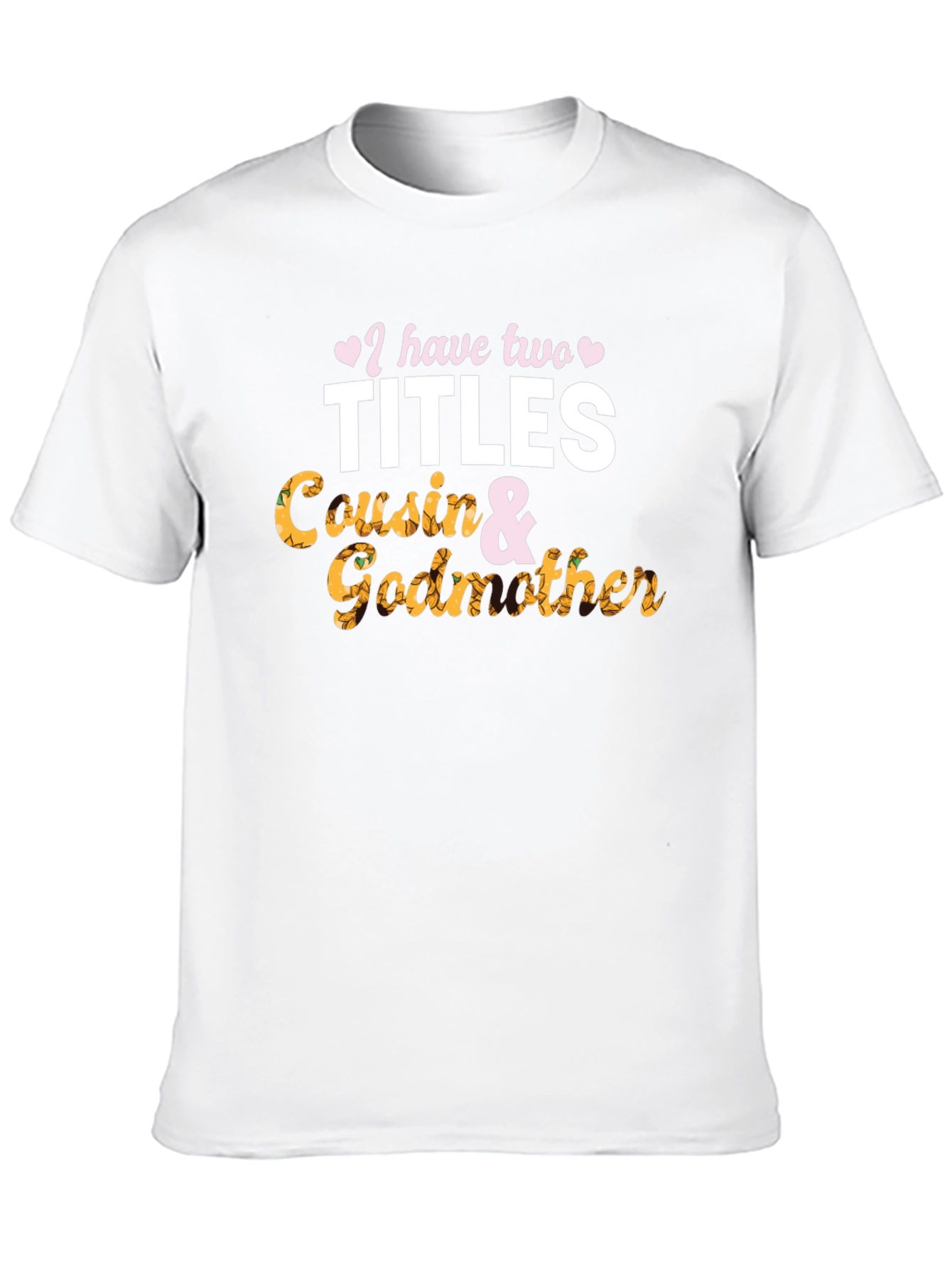 Cousin & Godmother Black Graphic Tee
