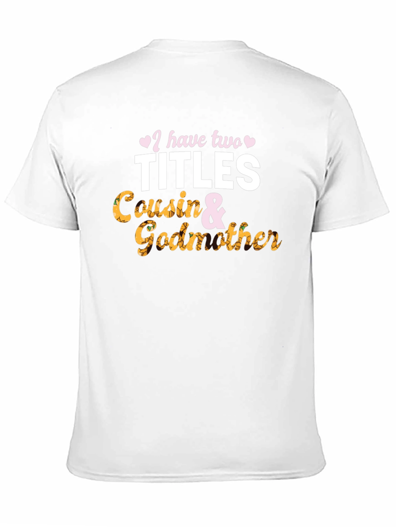 Cousin & Godmother Black Graphic Tee