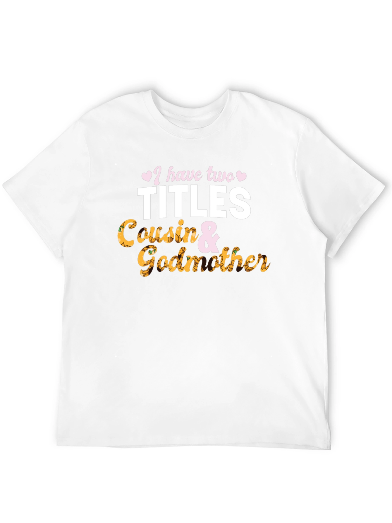 Cousin & Godmother Black Graphic Tee