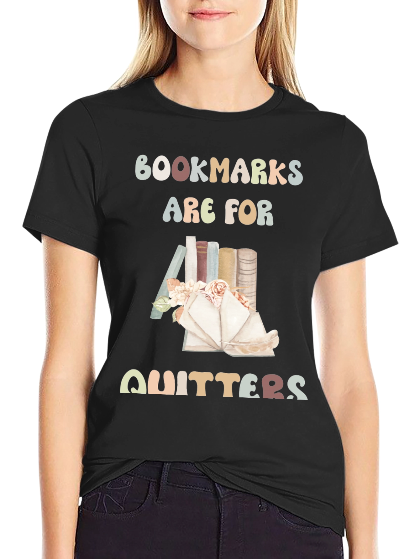 Bookworms are for Quitters Graphic Tee