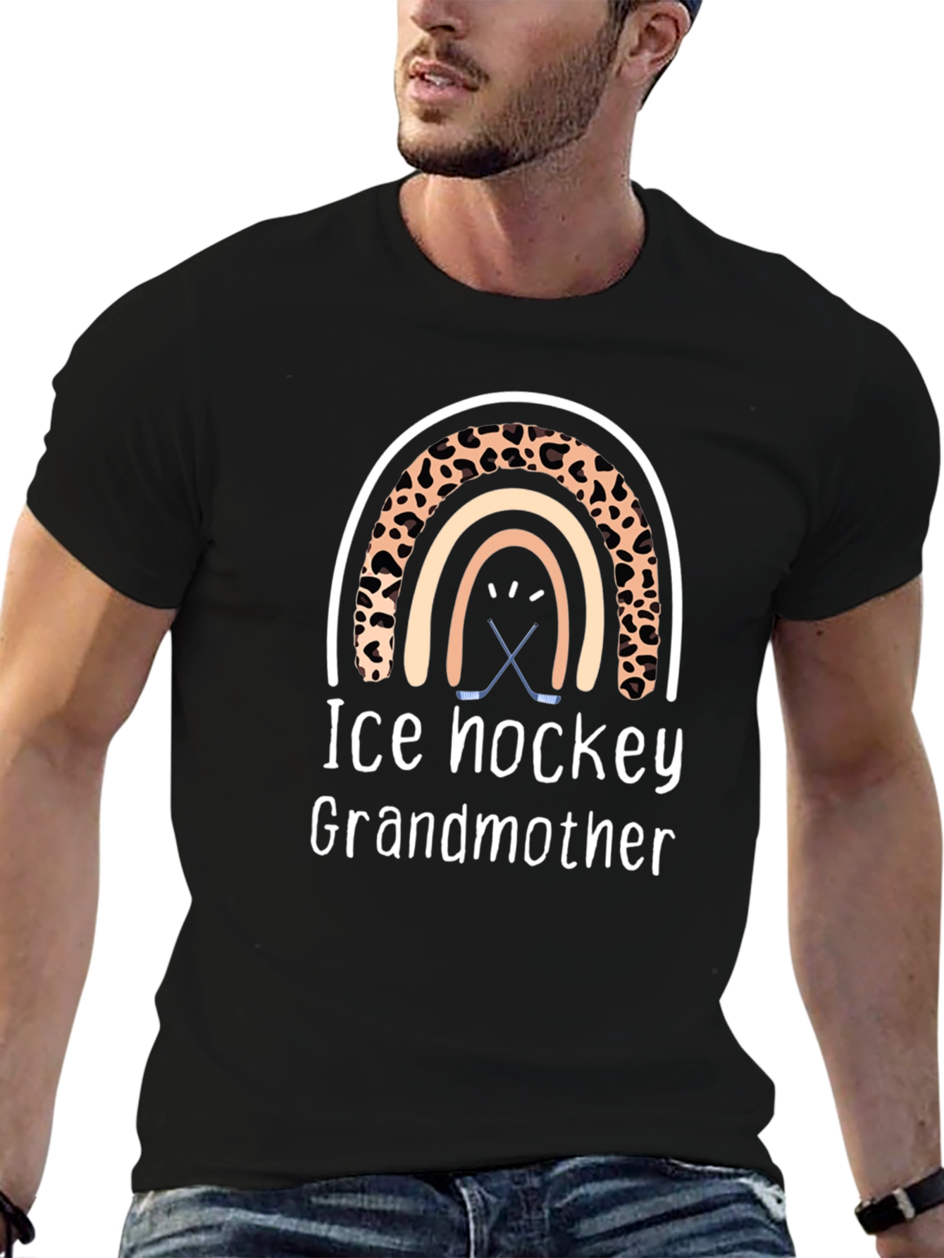 Ice Hockey Grandmother T-Shirt