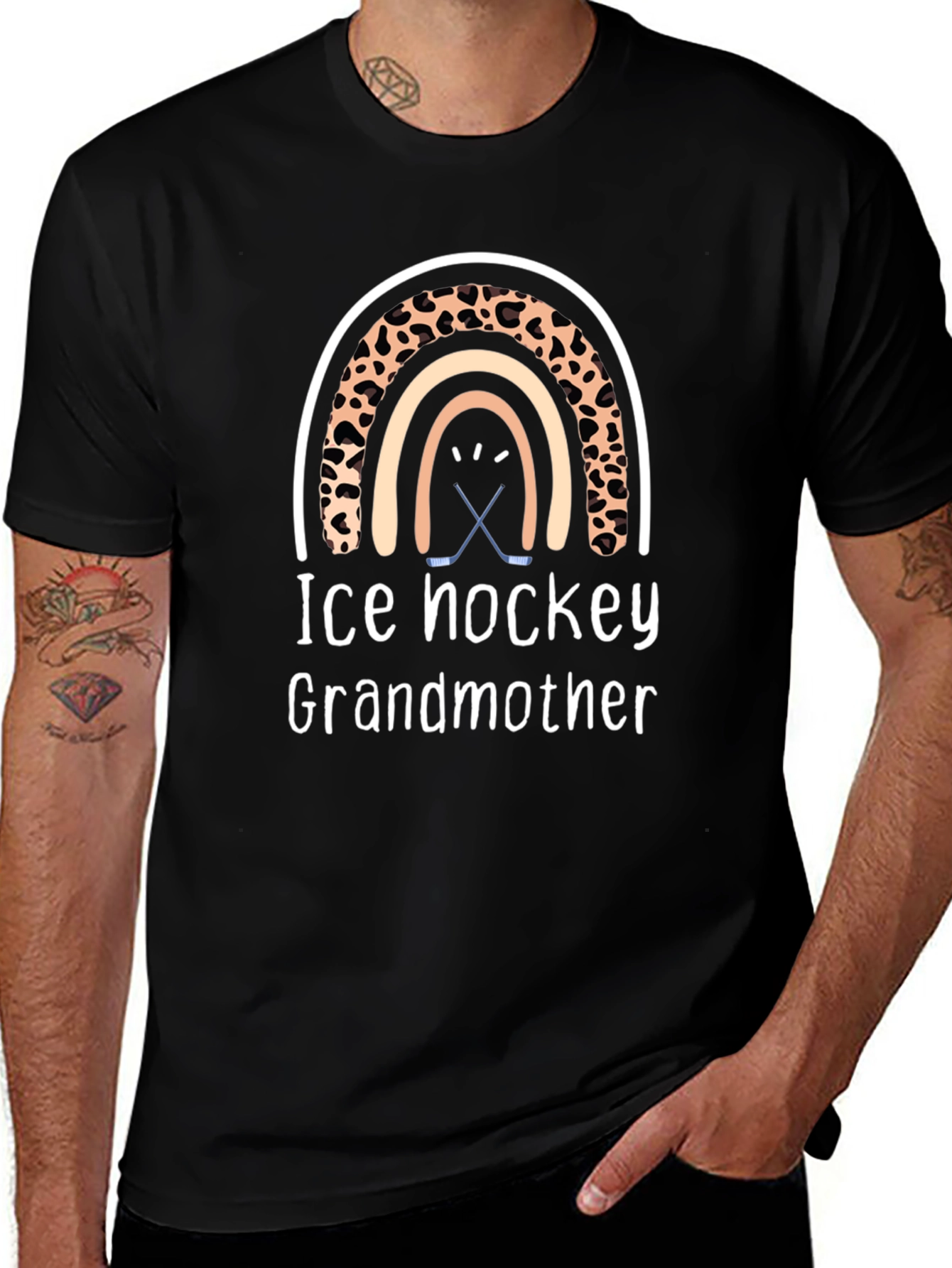 Ice Hockey Grandmother T-Shirt