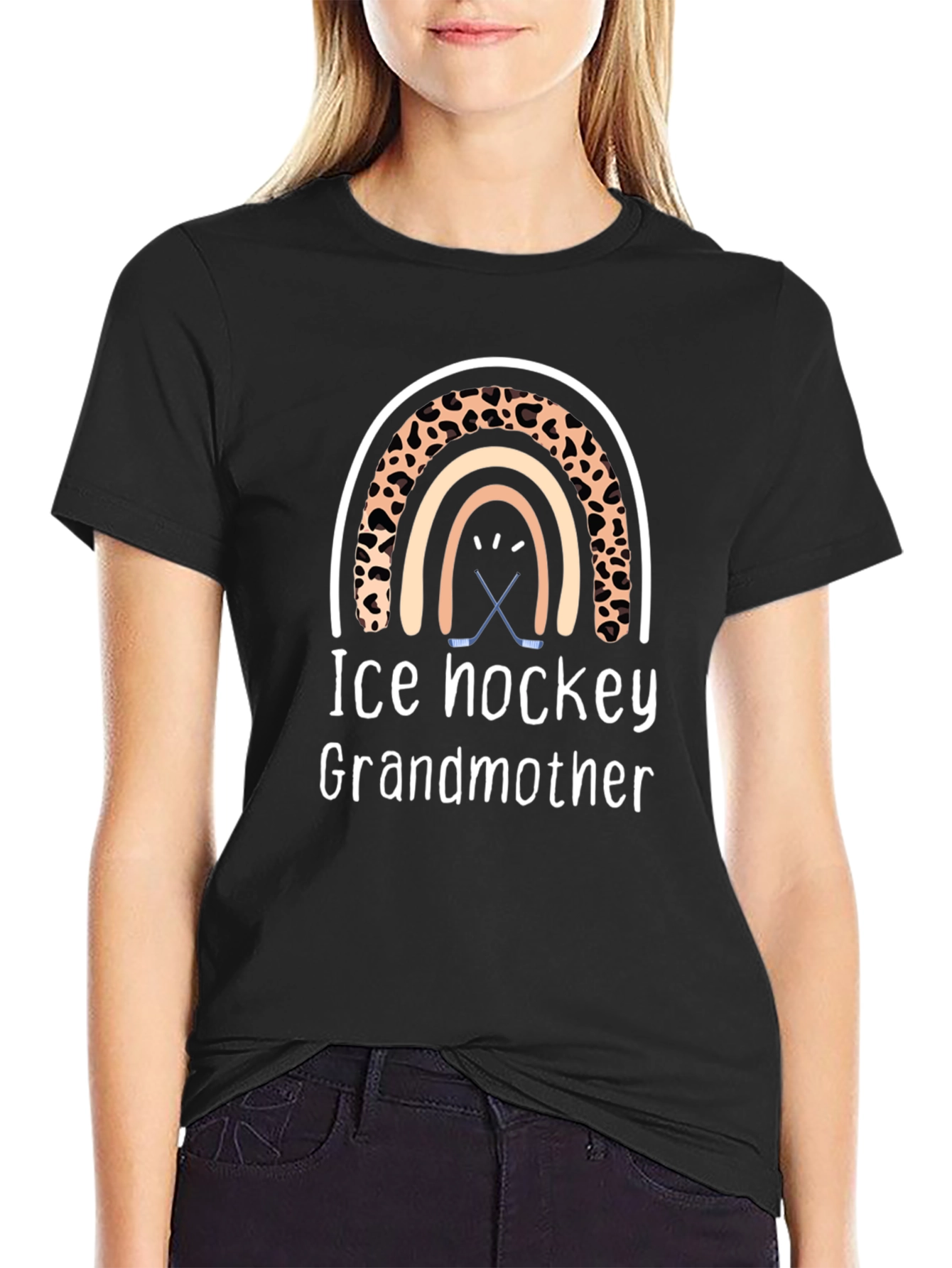 Ice Hockey Grandmother T-Shirt