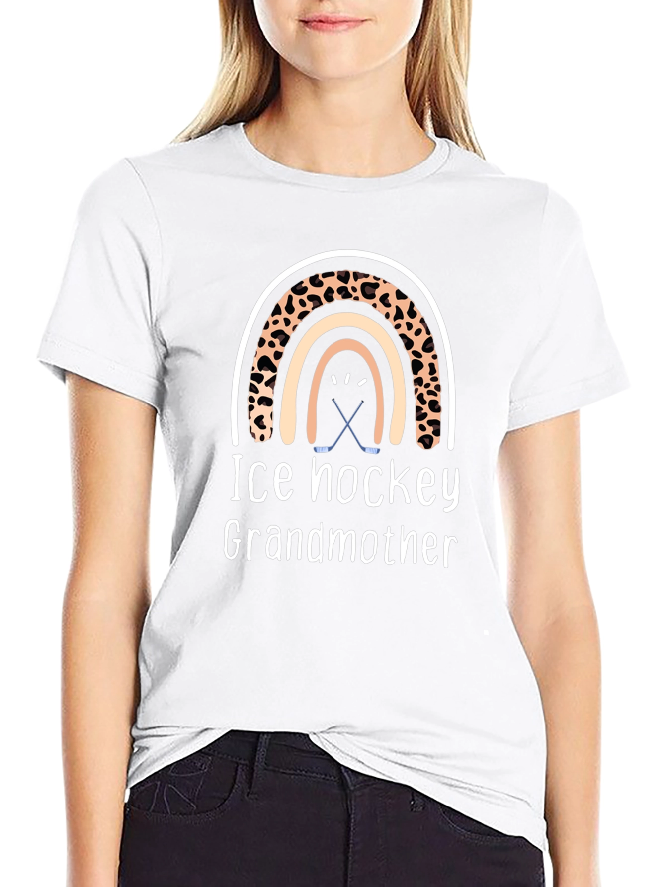 Ice Hockey Grandmother T-Shirt