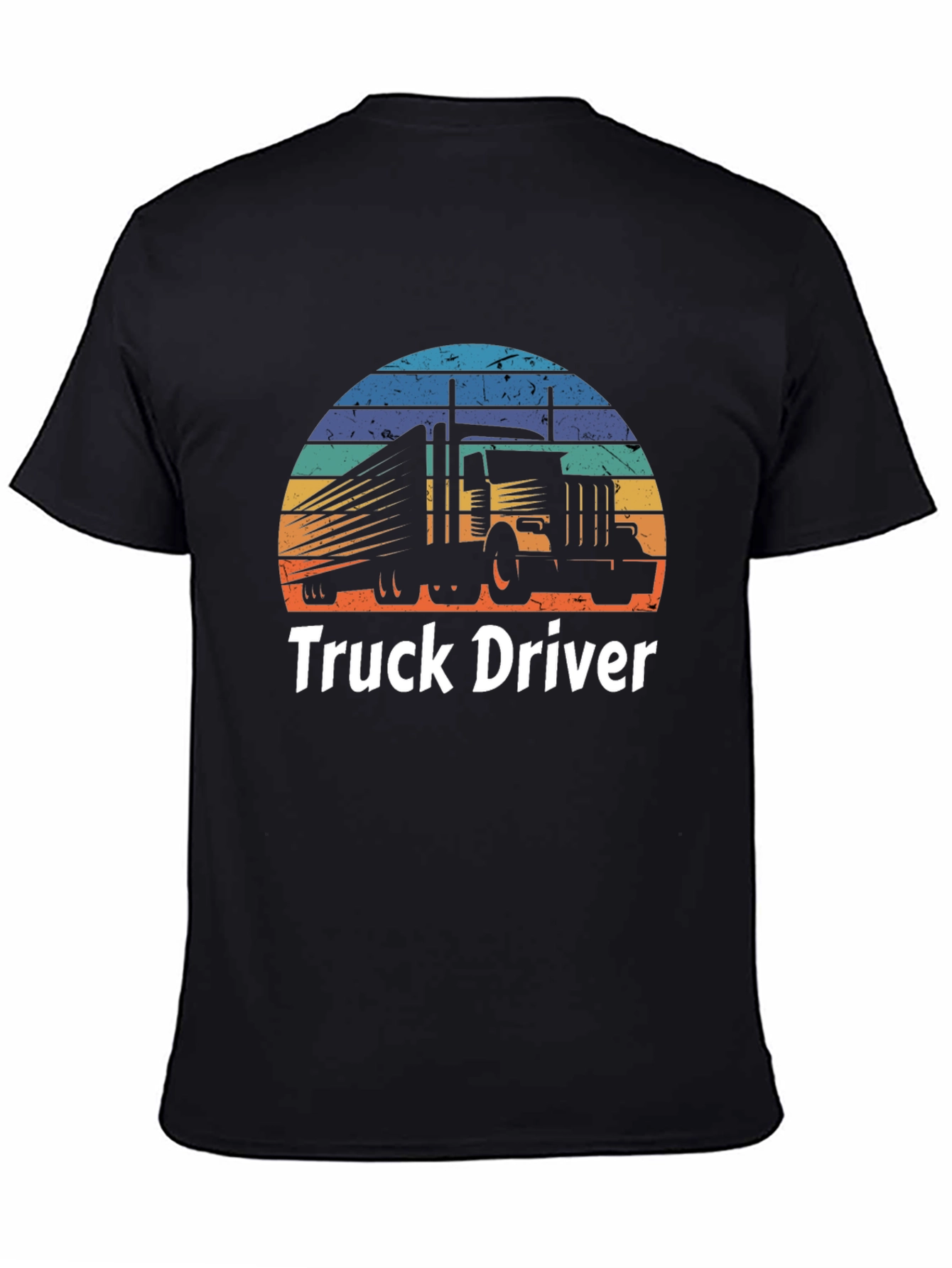 Truck Driver Tee - Sunset Trucking T-Shirt