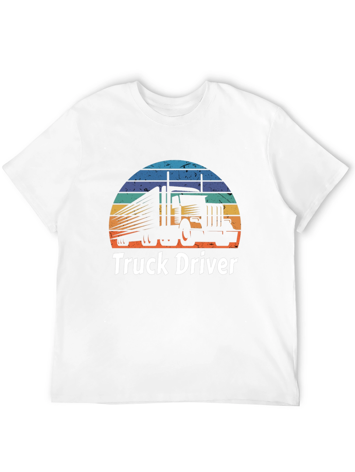 Truck Driver Tee - Sunset Trucking T-Shirt