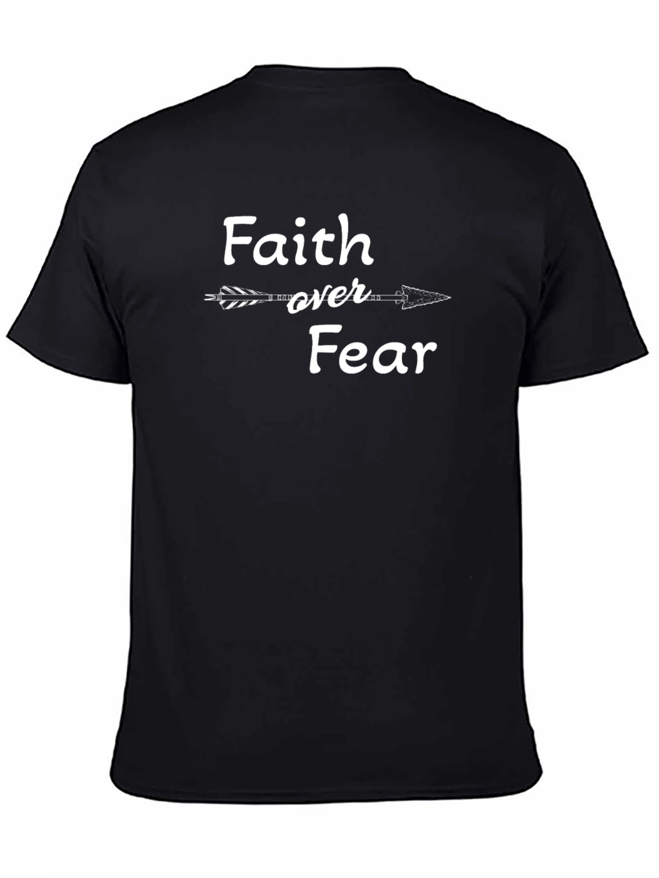 Faith Over Fear Arrow T-Shirt - Christian Apparel