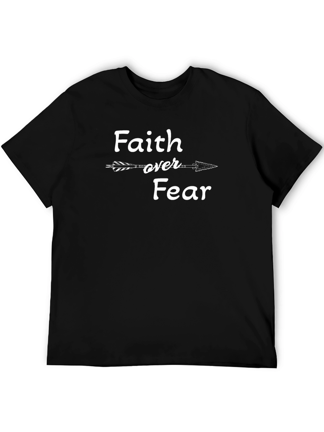 Faith Over Fear Arrow T-Shirt - Christian Apparel