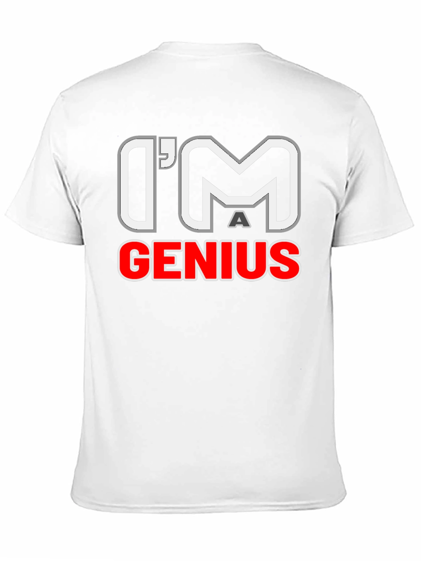 Im A Genius Graphic T-Shirt - Mens Black Tee