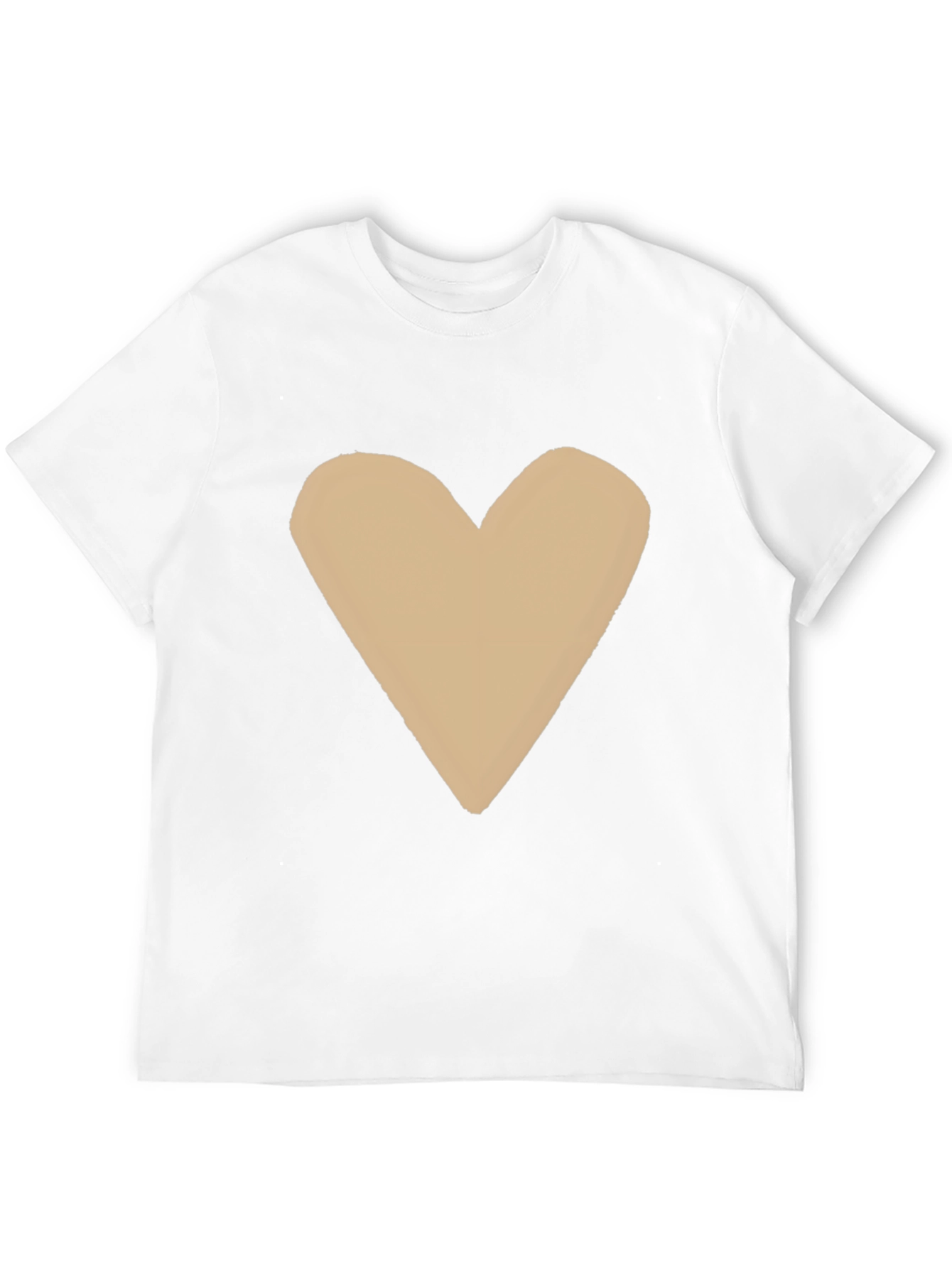 Heart Graphic Tee - Casual Black T-Shirt