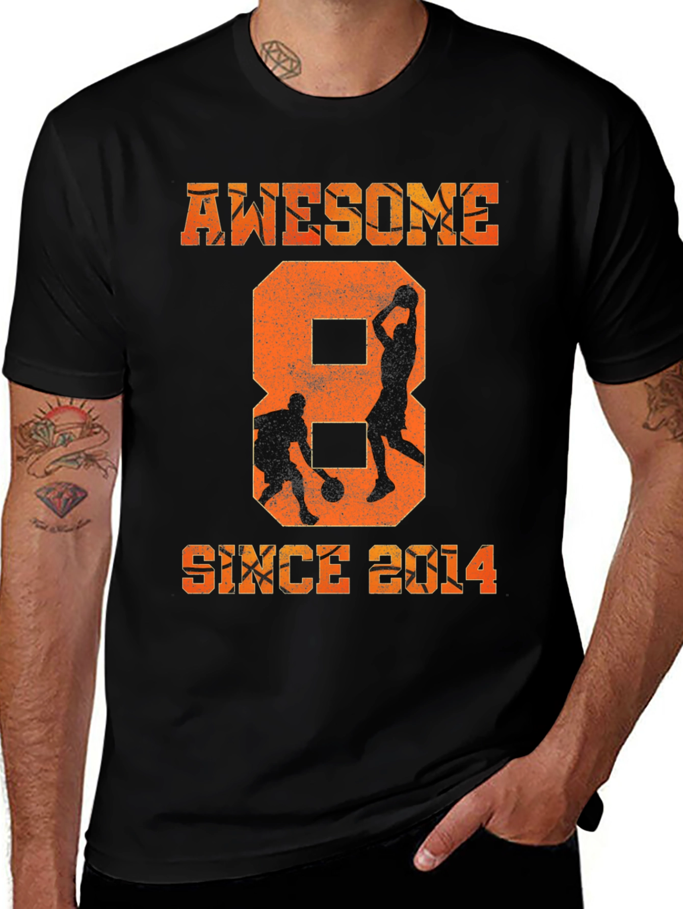 Awesome Since 2014 Basketball T-Shirt